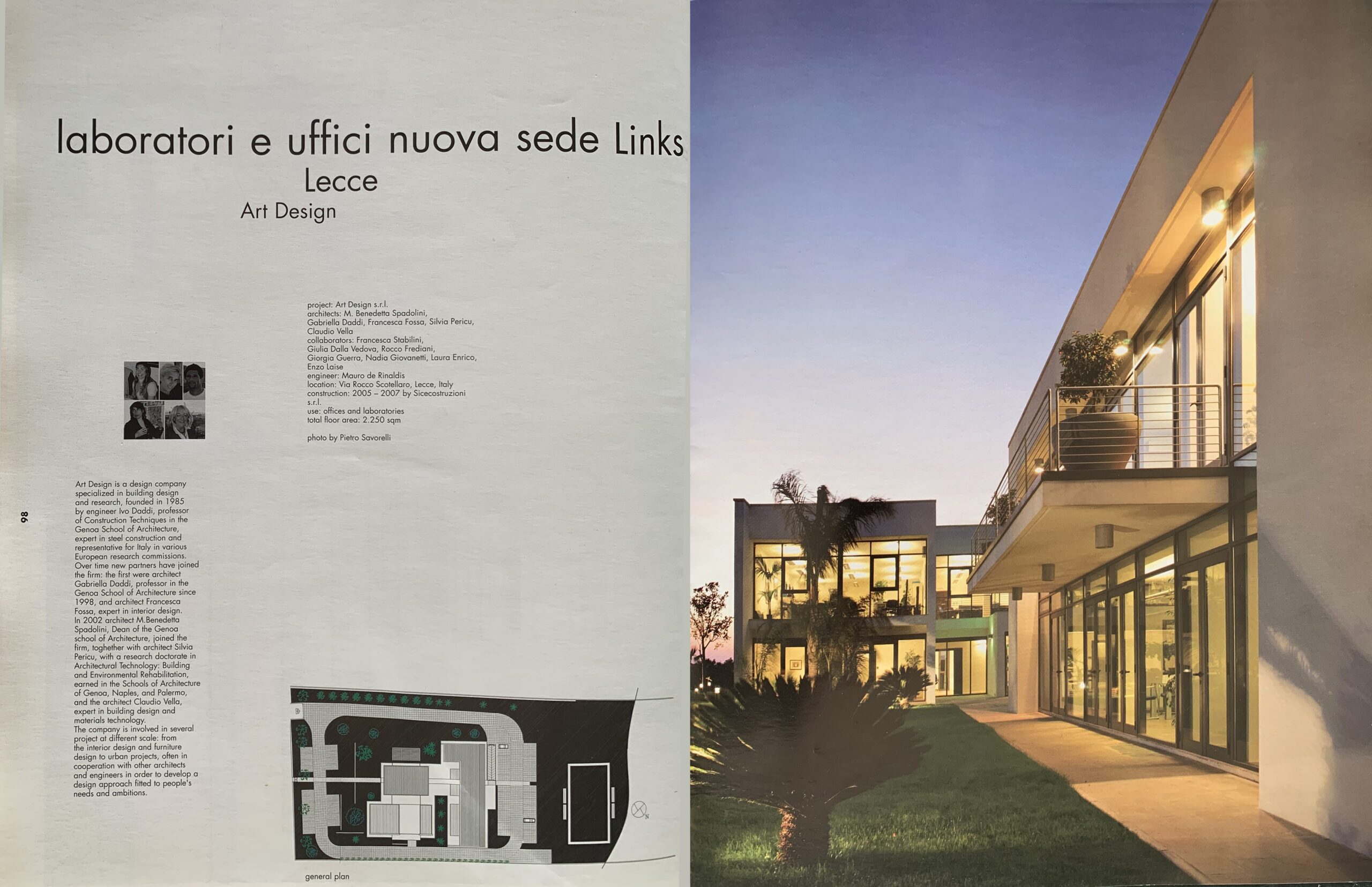 laboratori e uffici nuova sede Links